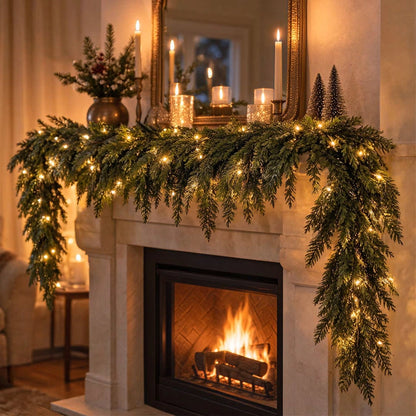 Festilume – Weihnachtsgirlande mit integrierten LED-Lichtern