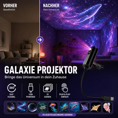 Avenlix – LED-Projektor für Wände und Decken mit wechselbaren Motiven