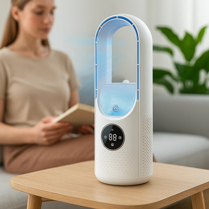 Varelia – Tragbarer USB-Luftkühler mit sechs Geschwindigkeitsstufen