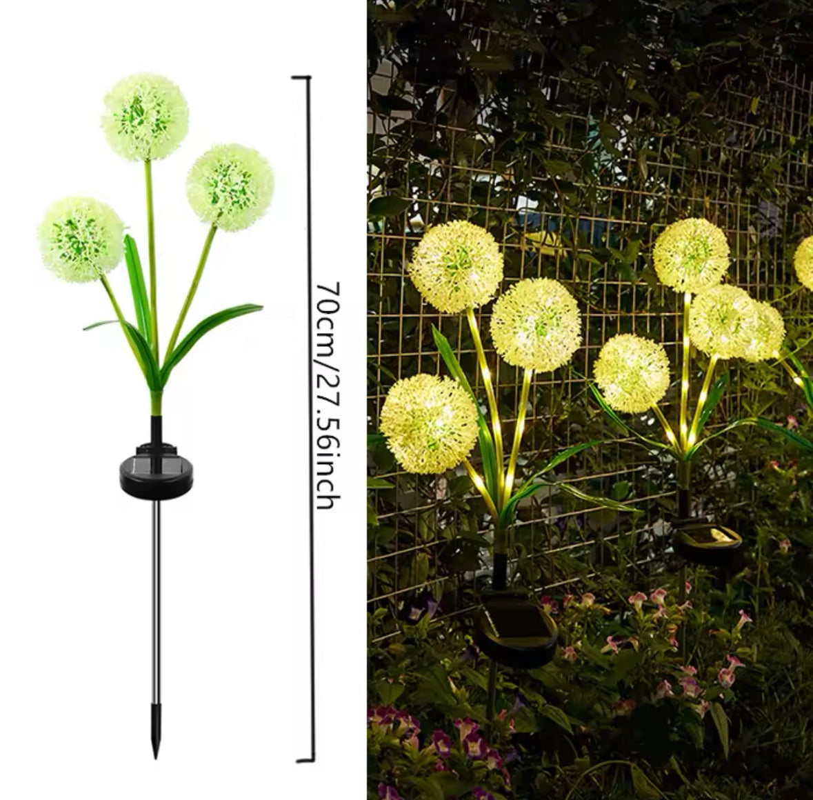 Zeloria – Solarbetriebene LED-Gartenleuchten mit beleuchteten Blüten