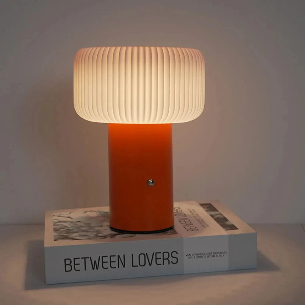 Mushlume – LED-Tischlampe im Pilzdesign mit Touch-Steuerung