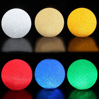 Crystalglow – LED-Kristallkugellampe in Ballform mit Farbwechsel