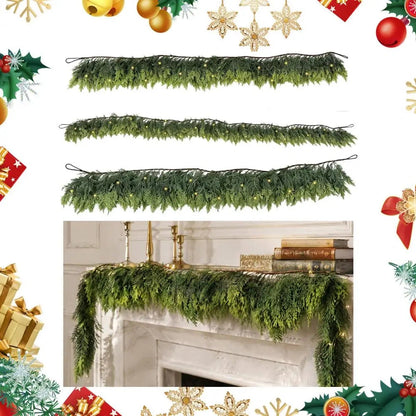 Festilume – Weihnachtsgirlande mit integrierten LED-Lichtern