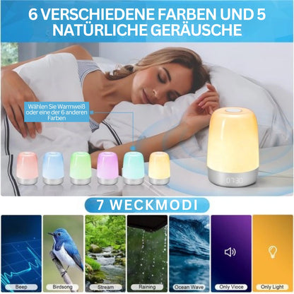 Zelvoria – Weckerlicht mit Sonnenaufgangssimulation und Naturklängen