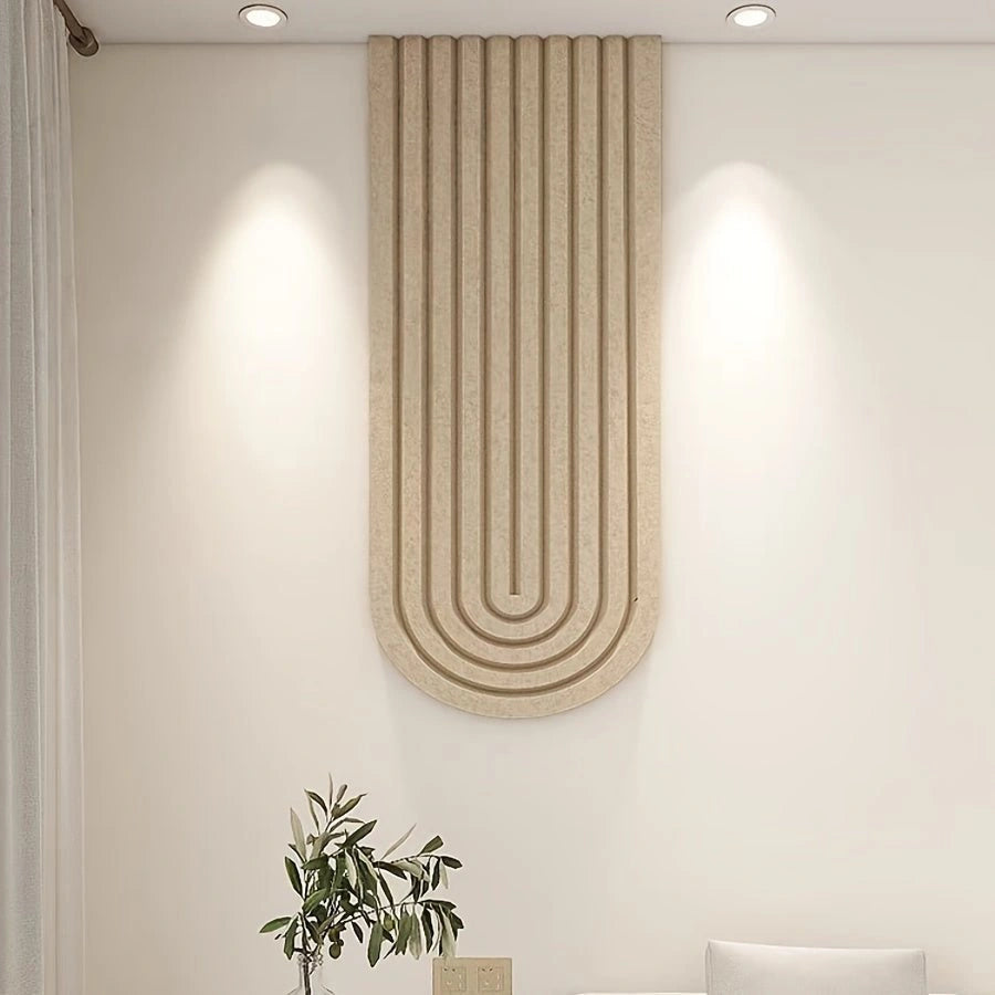 Nexavia – 3D-Wandpaneel mit gewölbtem Design und gerippter Struktur
