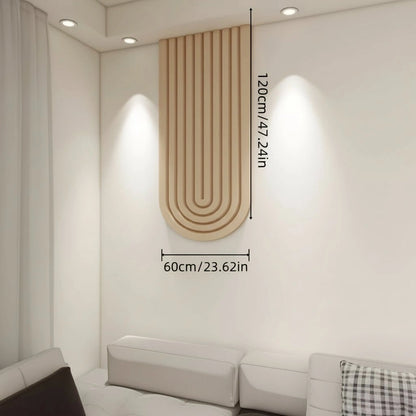 Nexavia – 3D-Wandpaneel mit gewölbtem Design und gerippter Struktur