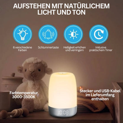 Zelvoria – Weckerlicht mit Sonnenaufgangssimulation und Naturklängen