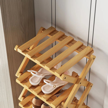 Rackfold – Faltbares Schuhregal mit verstellbarer Ebenenanzahl für Zuhause