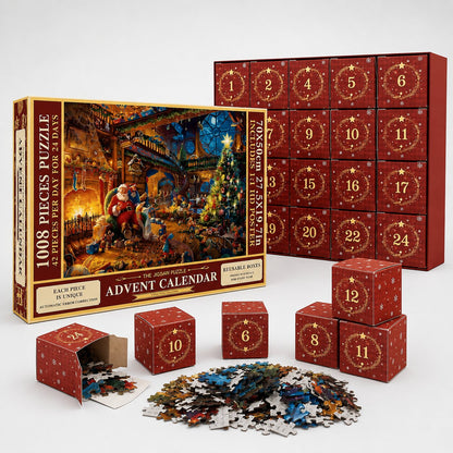 Puzzlora – Weihnachts-Puzzle-Adventskalender mit täglichen Puzzlefeldern