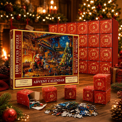 Puzzlora – Weihnachts-Puzzle-Adventskalender mit täglichen Puzzlefeldern