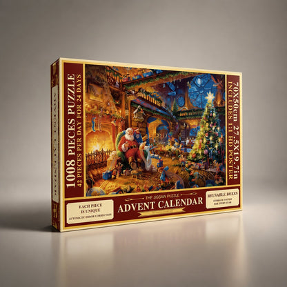 Puzzlora – Weihnachts-Puzzle-Adventskalender mit täglichen Puzzlefeldern