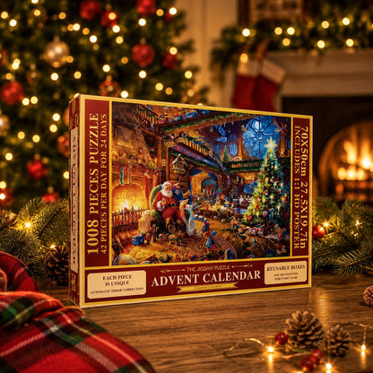 Puzzlora – Weihnachts-Puzzle-Adventskalender mit täglichen Puzzlefeldern