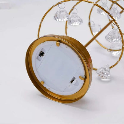 Pineglow – Kristall LED Weihnachtsbaum Tischleuchte mit Licht