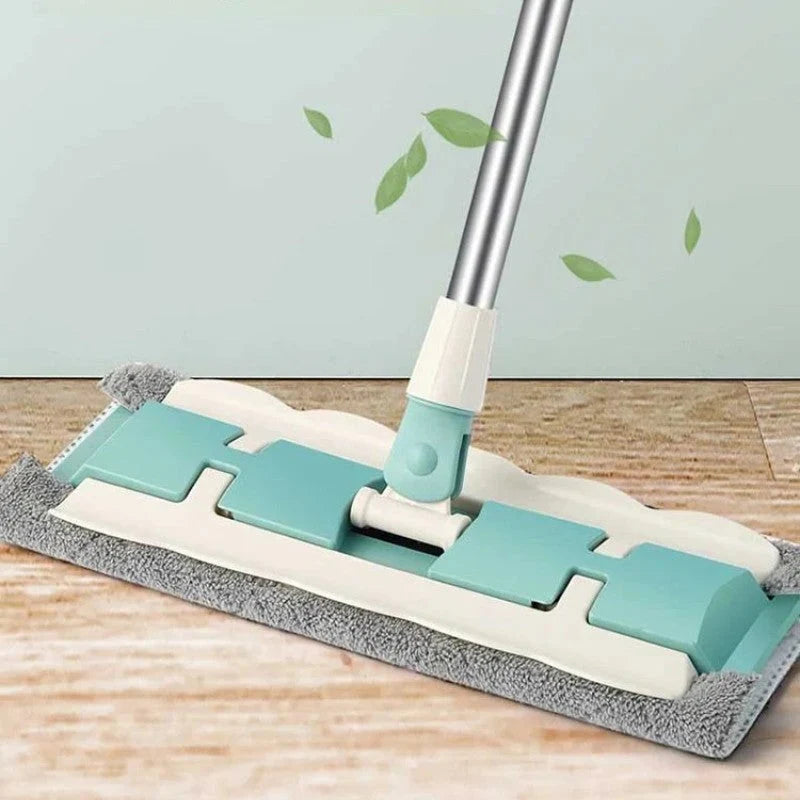 Cleanora – Bodenmopp mit waschbaren Mikrofaser-Reinigungsbezügen
