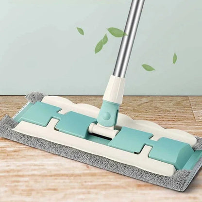 Cleanora – Bodenmopp mit waschbaren Mikrofaser-Reinigungsbezügen