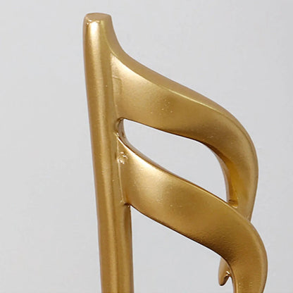 Goldene Musiker Noten - Einzigartiges Kunstobjekt