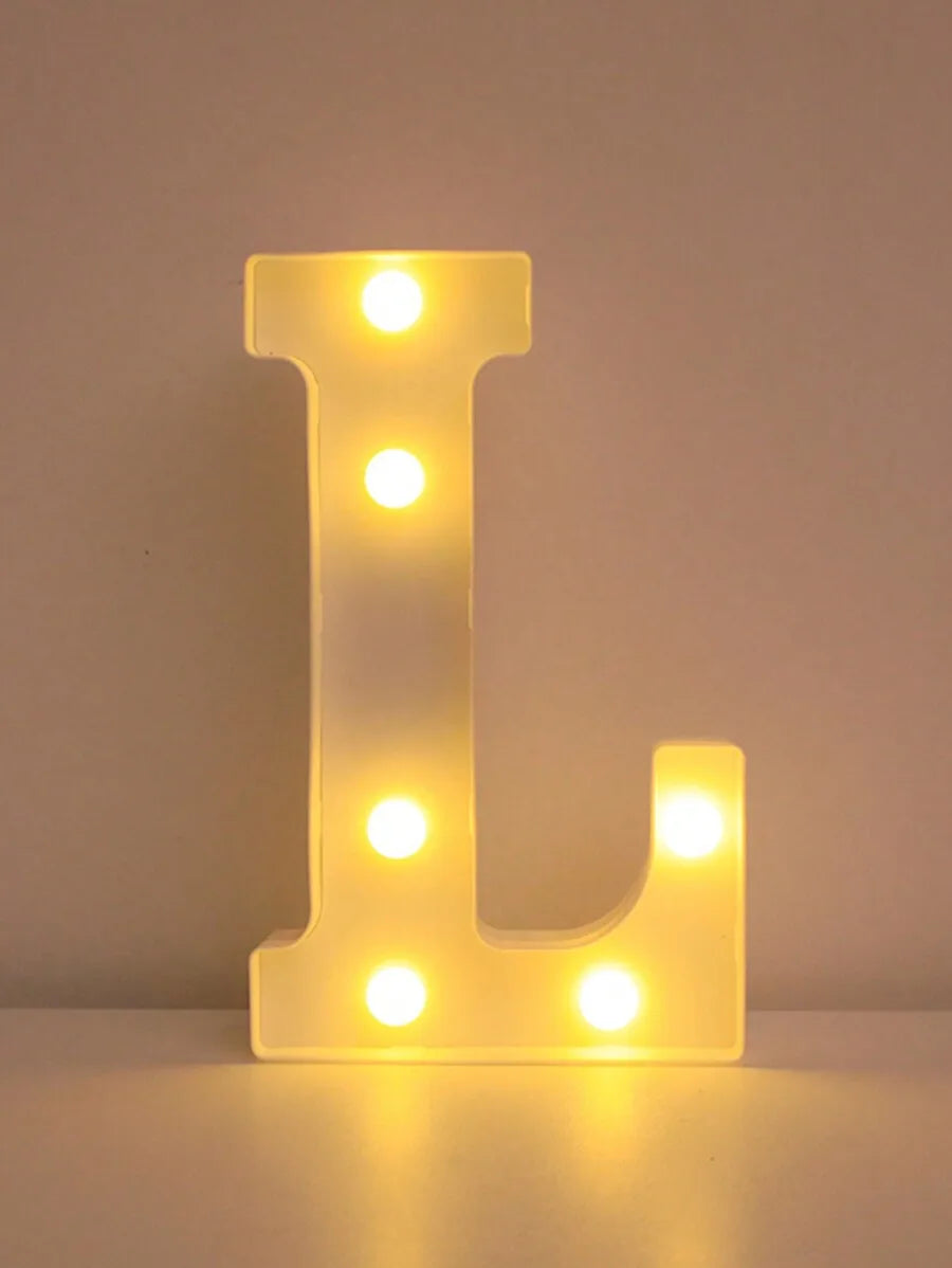 LED Buchstabenlicht - Leuchtende Deko für Feste und Anlässe