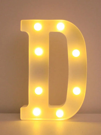 LED Buchstabenlicht - Leuchtende Deko für Feste und Anlässe