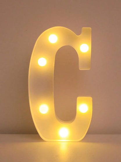 LED Buchstabenlicht - Leuchtende Deko für Feste und Anlässe