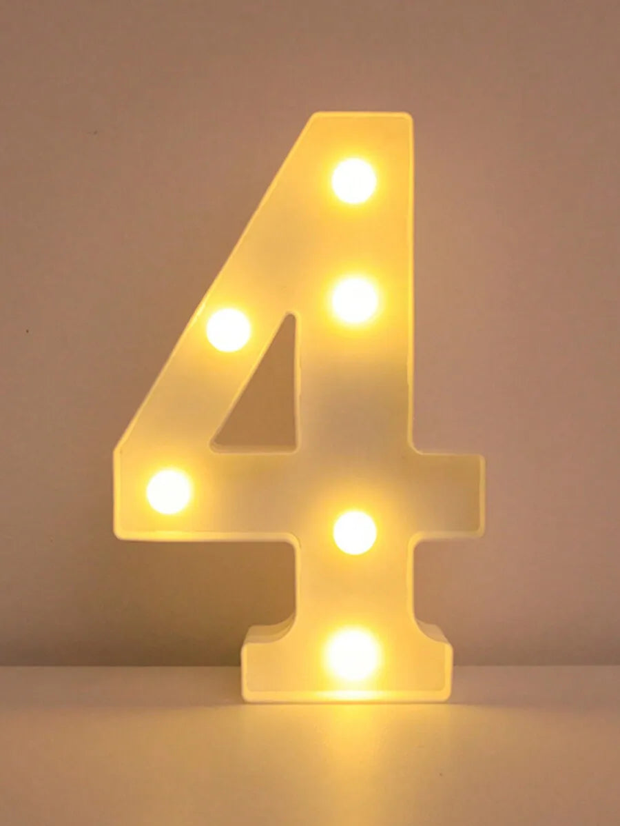 LED Buchstabenlicht - Leuchtende Deko für Feste und Anlässe