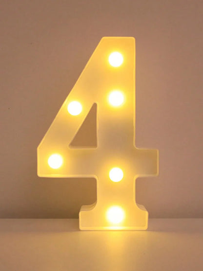 LED Buchstabenlicht - Leuchtende Deko für Feste und Anlässe