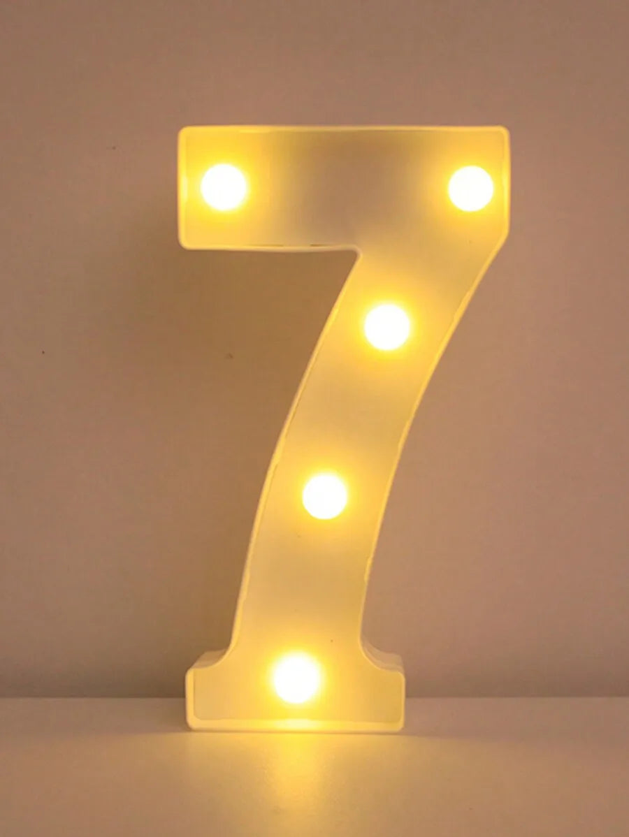 LED Buchstabenlicht - Leuchtende Deko für Feste und Anlässe
