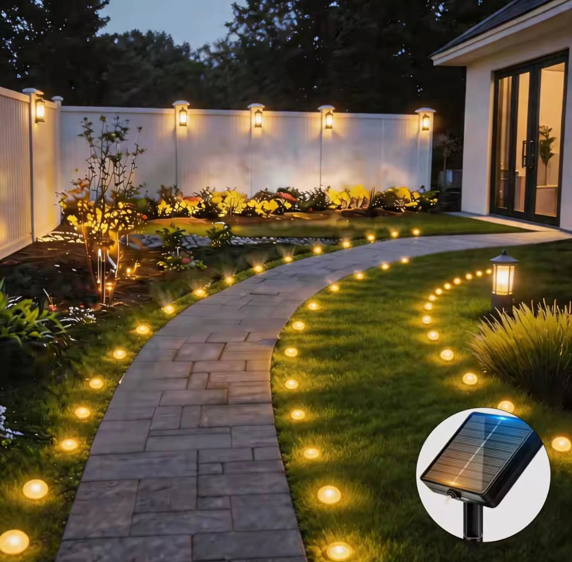 Kavento – Solar-Gartenleuchten mit Erdspießen und Dämmerungssensor