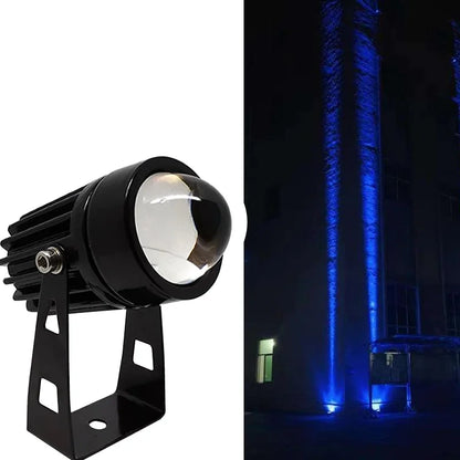Rayvanta – RGB-LED-Außenstrahler mit Fernbedienung und Wandmontage
