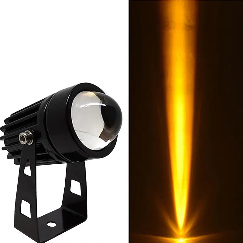 Rayvanta – RGB-LED-Außenstrahler mit Fernbedienung und Wandmontage